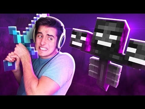 Denis Sucks At Minecraft Episode 36 Fighting The Wither Boss