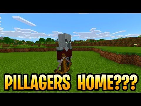 Minecraft Where Are Pillagers From Village Pillage Update 1 15 Mcpe Xbox Switch Ps4 Minecraft Videos