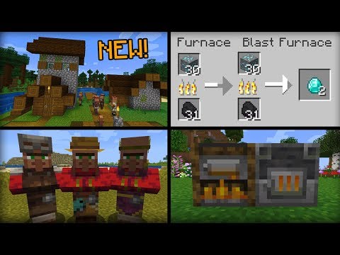 New Things Added In Minecraft 1 14 Update Minecraft Videos