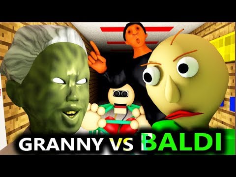 Baldi S Basics Vs Granny Challenge Official Baldi Minecraft