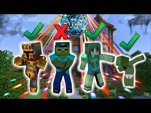 Minecraft Mark Friendly Zombie Has A House Party Wild Ending To