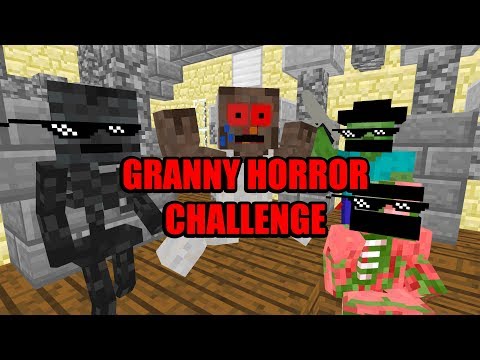 Monster School Granny Horror Game Challenge