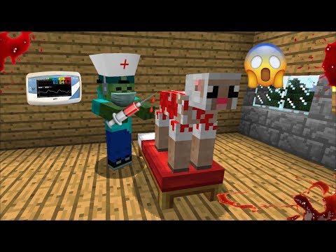 Mark Friendly Zombie Becomes Mobs Doctor At The Hospital Survival Of The Mobs Minecraft Mods Minecraft Videos