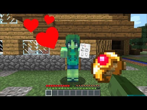 Minecraft Mark Friendly Zombie Gets Married To His Girlfriend