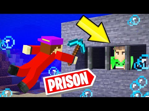 Break Out Of This Underwater Minecraft Prison Minecraft Videos