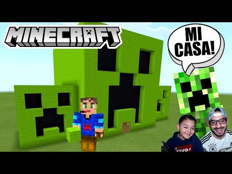 Casa Creeper En Minecraft Casa Facil De Minecraft Juegos Karim Juega Minecraft Videos