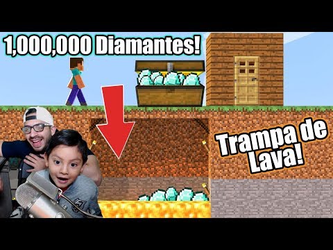 Trampa De Diamantes En Minecraft Broma A Karim Juega Juegos