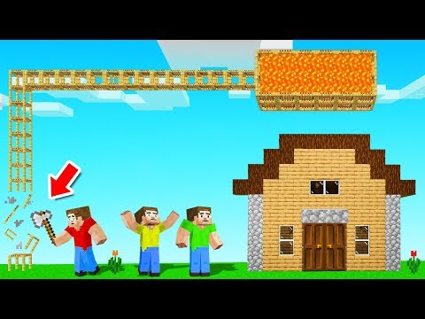 I Made The Ultimate Scaffolding Lava Troll Minecraft Minecraft Videos