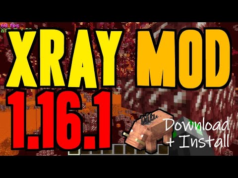 Xray Mod 1 16 1 Minecraft How To Download Install X Ray 1 16 1 No Forge On Windows Minecraft Videos