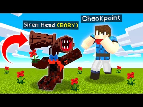 I Adopted Baby Siren Head In Minecraft It Became Our Pet Minecraft Mods Gameplay Minecraft Videos